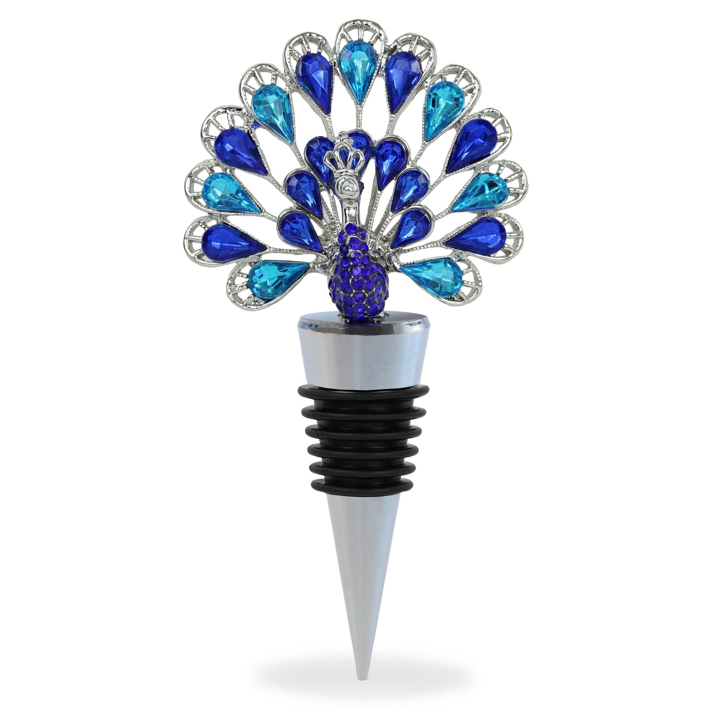 CHEERS - SPARKLING WINE STOPPER - PEACOCK