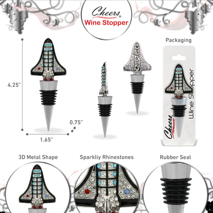 CHEERS - SPARKLING WINE STOPPER - SPACE SHUTTLE