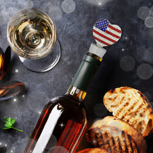CHEERS - SPARKLING WINE STOPPER - AMERICAN HEART
