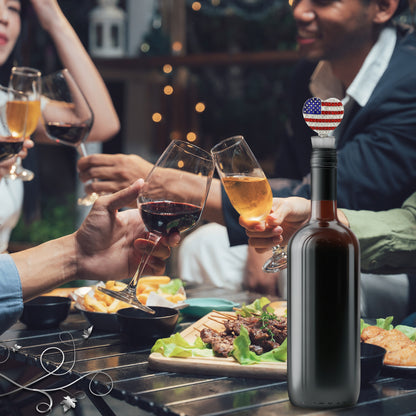 CHEERS - SPARKLING WINE STOPPER - AMERICAN HEART