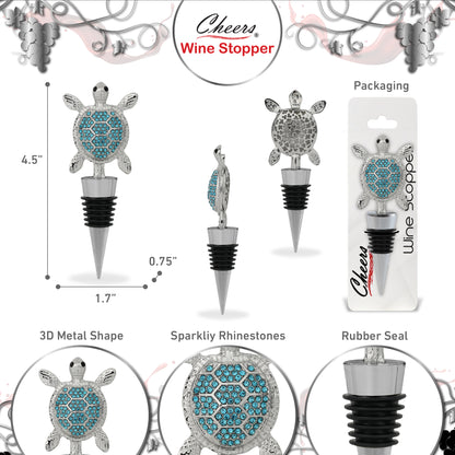 CHEERS - SPARKLING WINE STOPPER - SEA TURTLE
