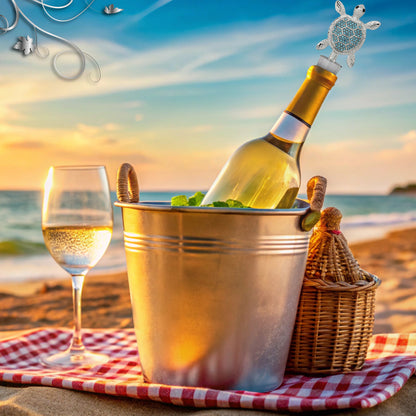 CHEERS - SPARKLING WINE STOPPER - SEA TURTLE