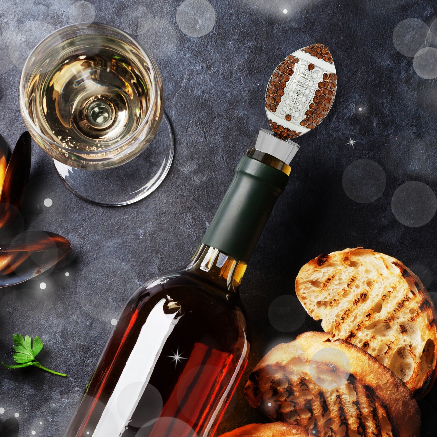 CHEERS - SPARKLING WINE STOPPER - FOOTBALL