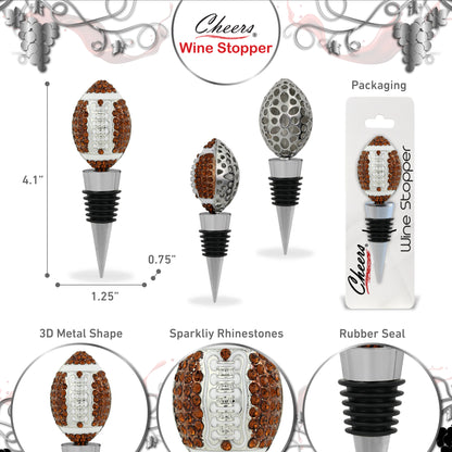 CHEERS - SPARKLING WINE STOPPER - FOOTBALL