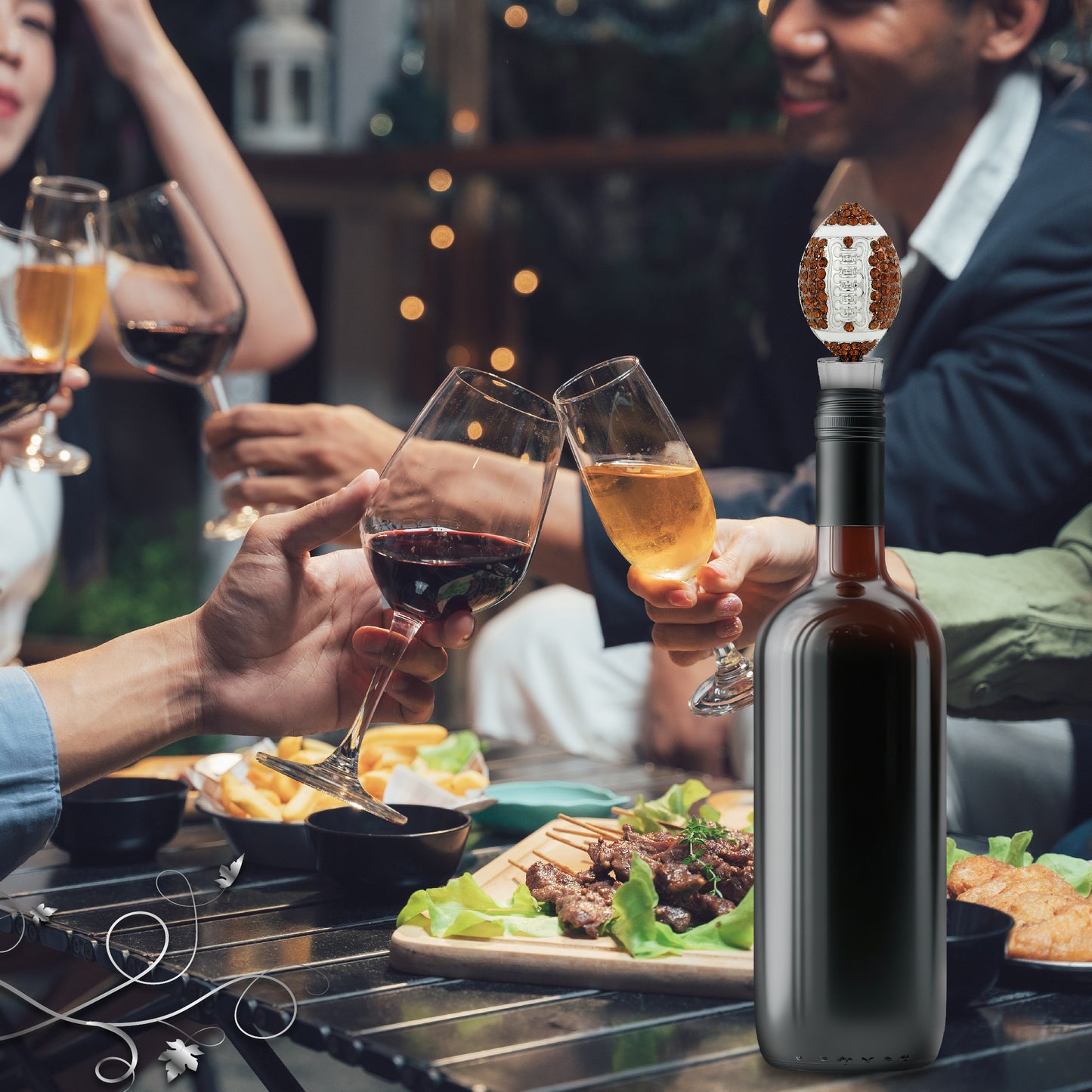 CHEERS - SPARKLING WINE STOPPER - FOOTBALL