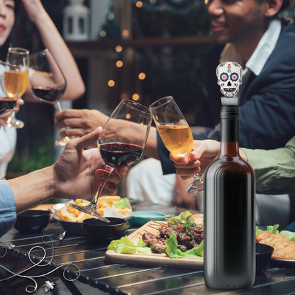 CHEERS - SPARKLING WINE STOPPER - DAY OF THE DEAD