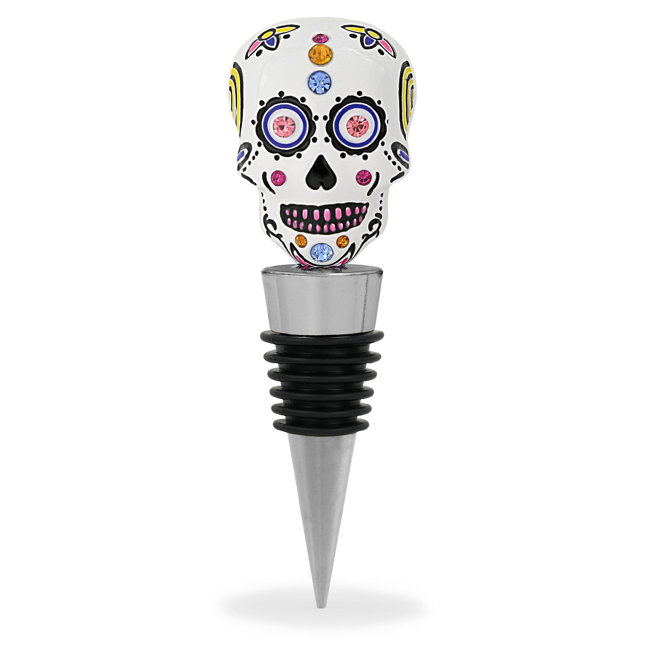 CHEERS - SPARKLING WINE STOPPER - DAY OF THE DEAD