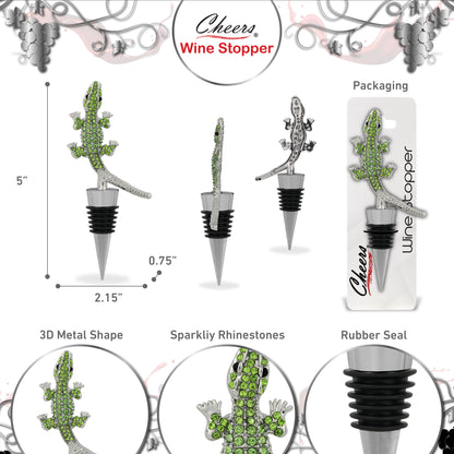CHEERS - SPARKLING WINE STOPPER - ALLIGATOR