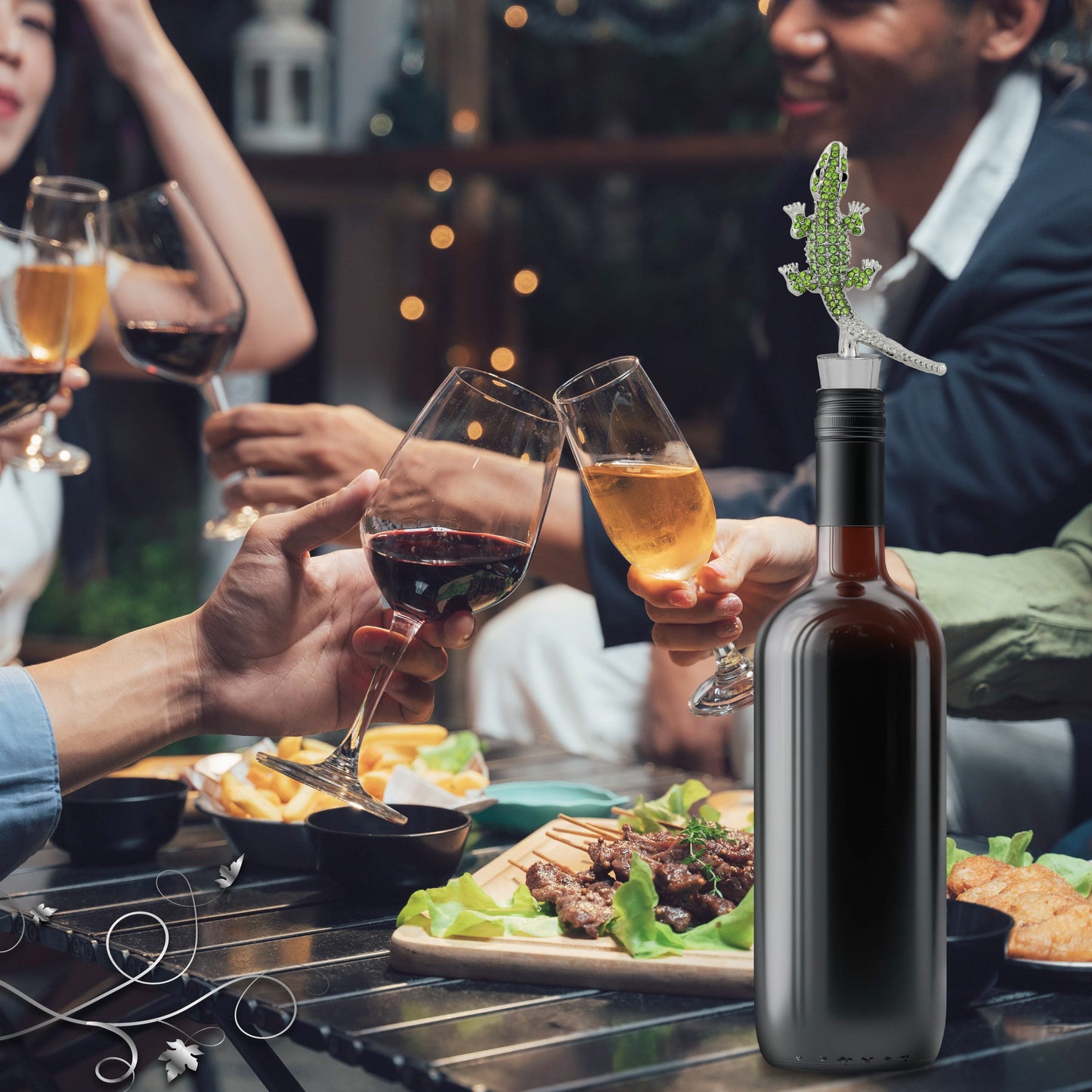 CHEERS - SPARKLING WINE STOPPER - ALLIGATOR