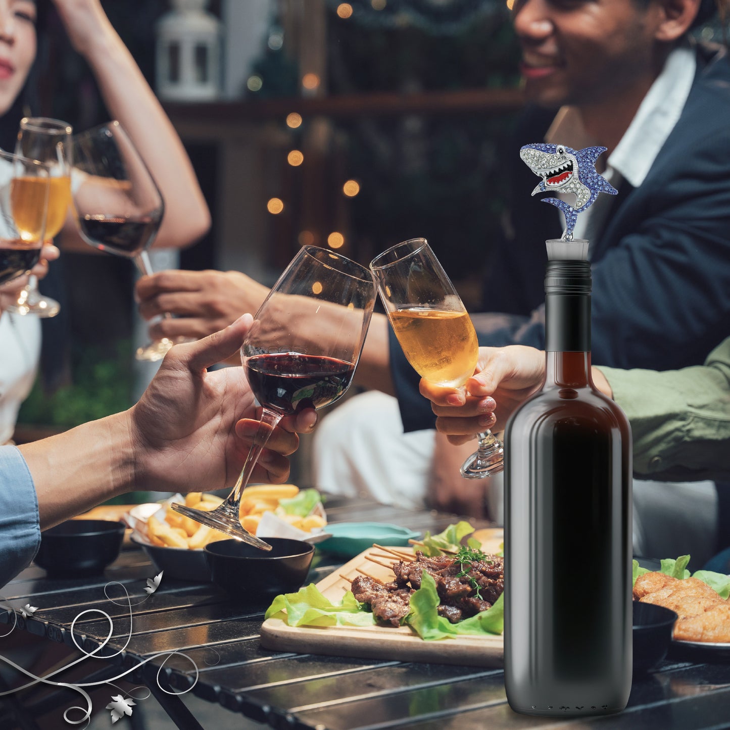 CHEERS - SPARKLING WINE STOPPER - SHARK
