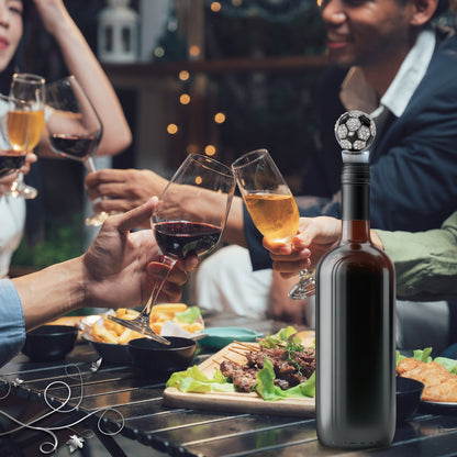 CHEERS - SPARKLING WINE STOPPER - SOCCER BALL
