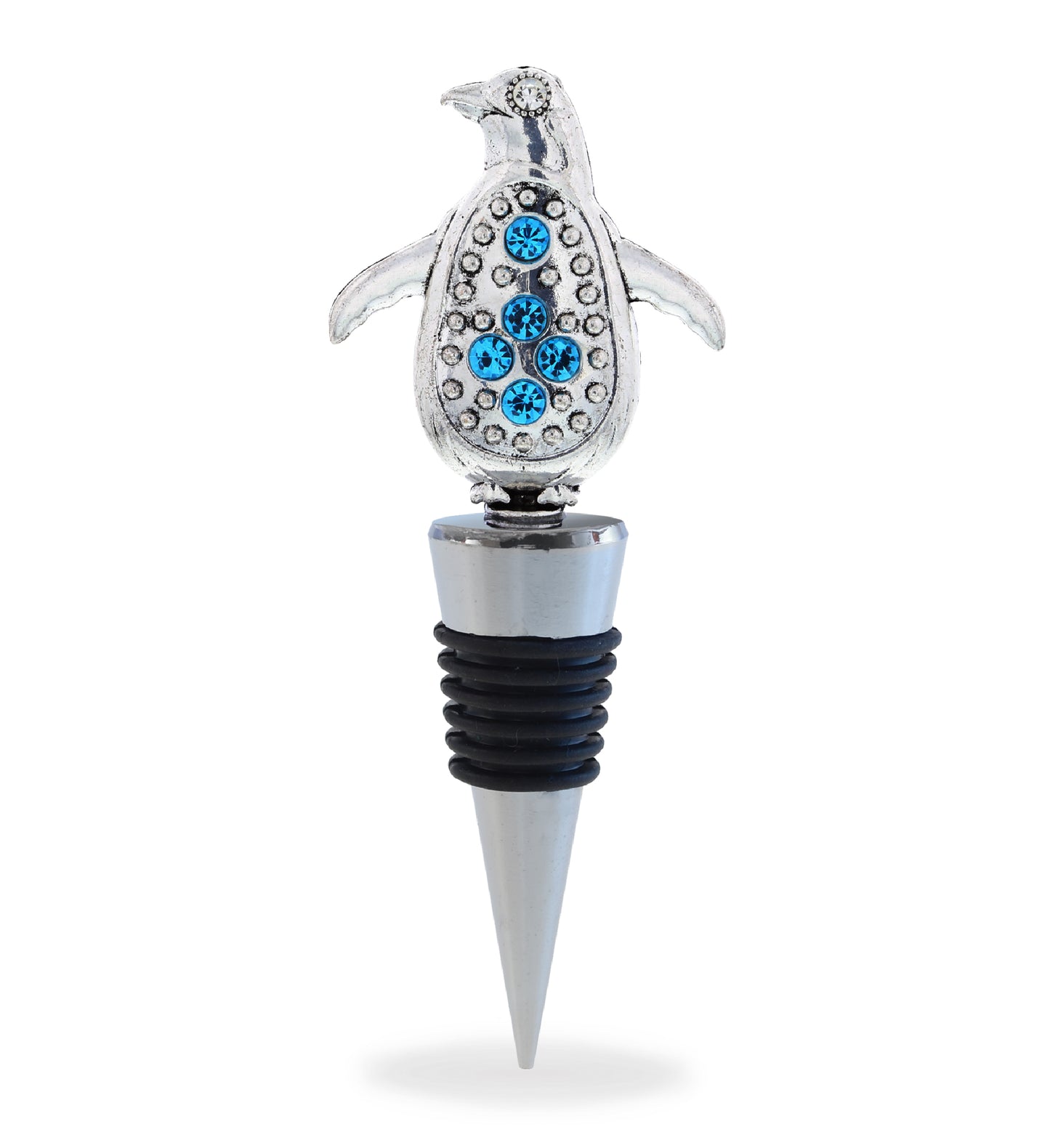 WINE STOPPER - METAL PENGUIN