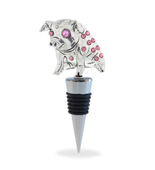 WINE STOPPER - METAL PIG
