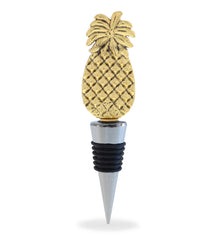 CHEERS - WINE STOPPER - GOLD METAL PINEAPPLE
