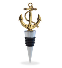 WINE STOPPER - GOLD METAL ANCHOR