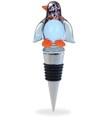WINE STOPPER - GLASS PENGUIN