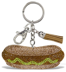 SPARKLING RHINESTONES CHARM - HOT DOG