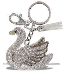 SPARKLING RHINESTONES CHARM - SWAN