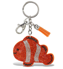 SPARKLING RHINESTONES CHARM - CLOWN FISH