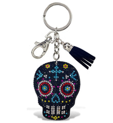 SPARKLING RHINESTONES CHARM - SUGAR SKULL