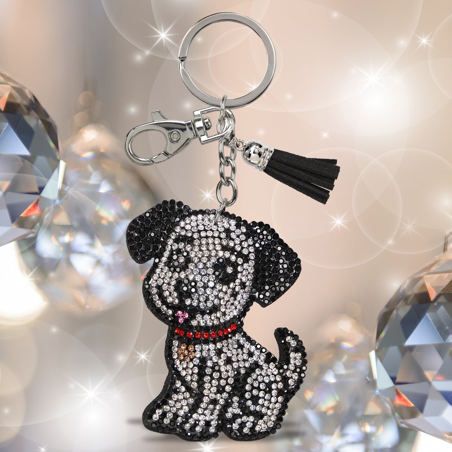 SPARKLING RHINESTONES CHARM - DALMATIAN DOG