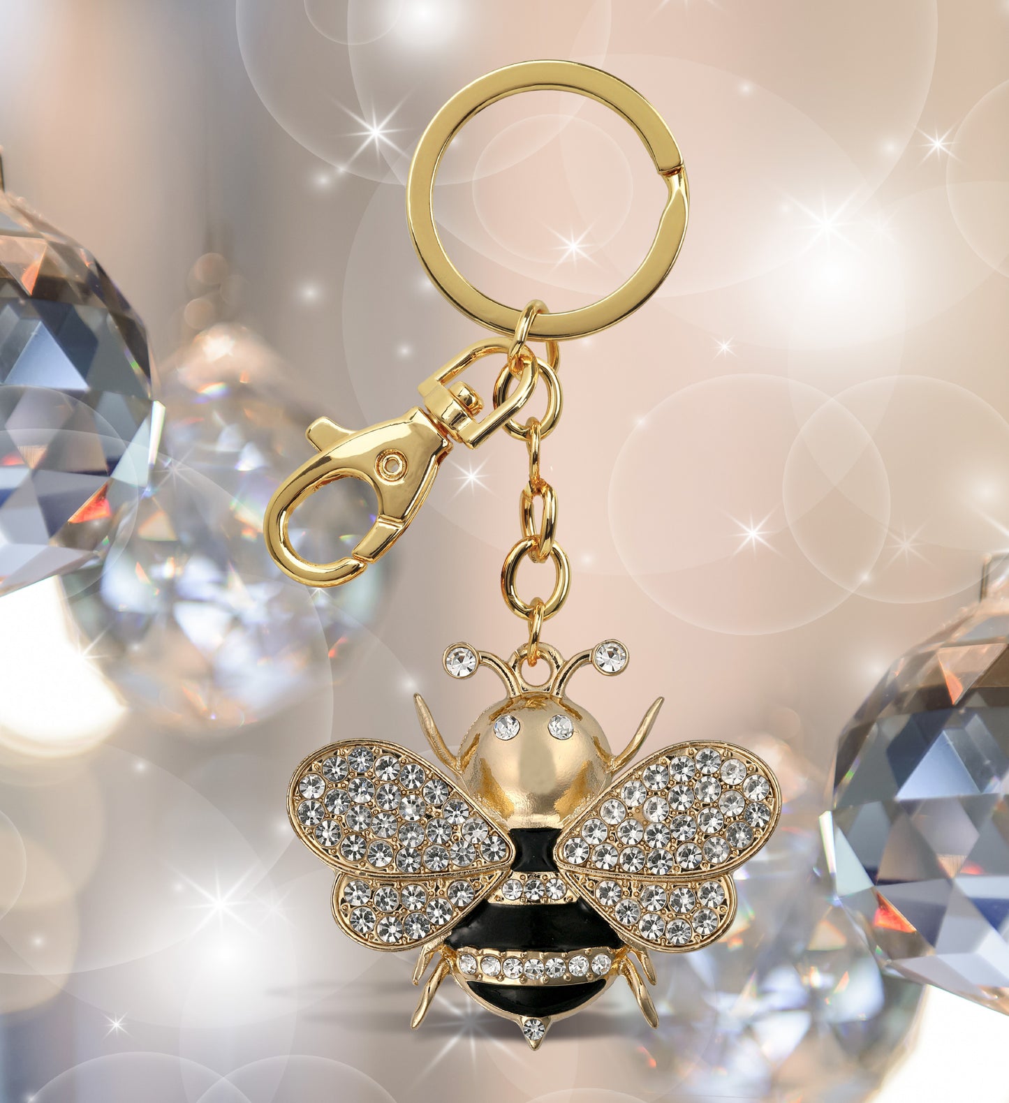 GOLD SPARKLING CHARMS - BEE