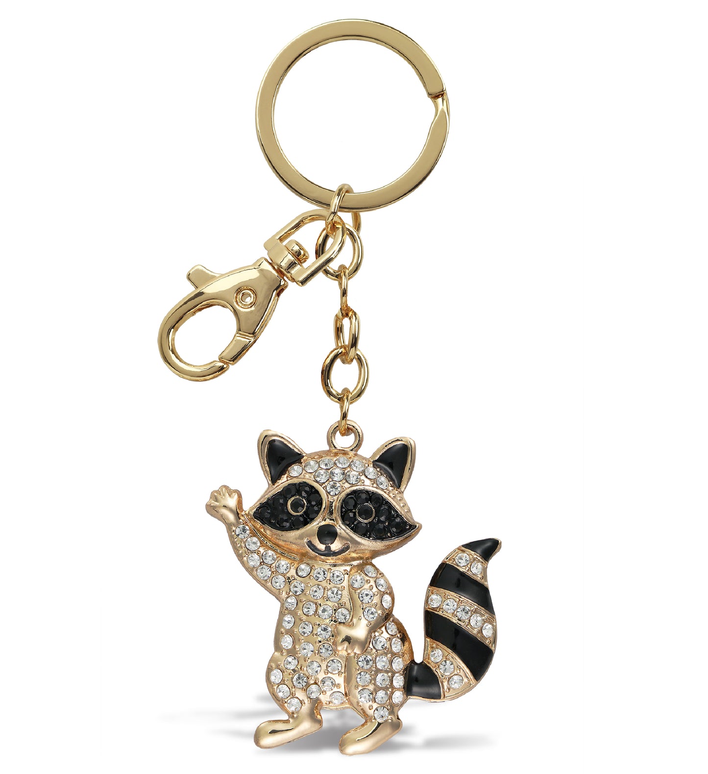 GOLD SPARKLING CHARMS - RACCOON
