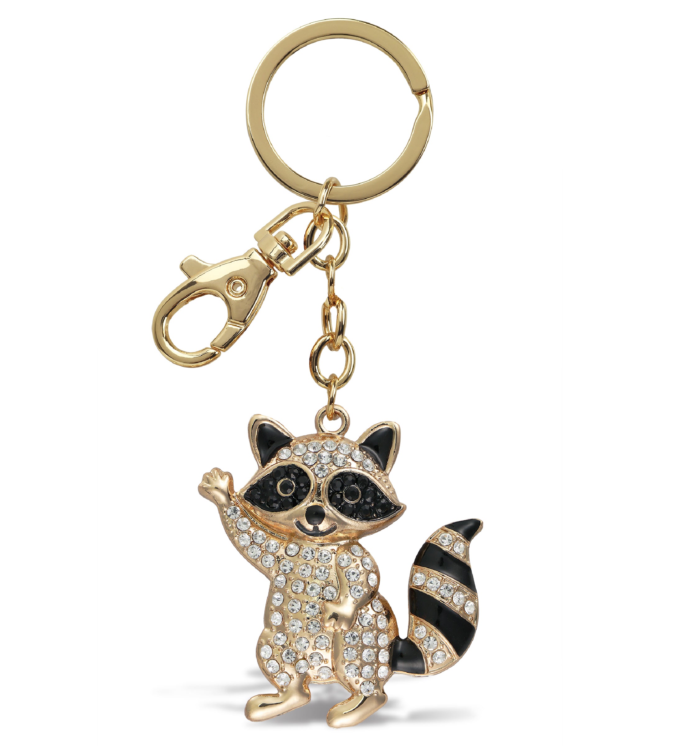 GOLD SPARKLING CHARMS - RACCOON
