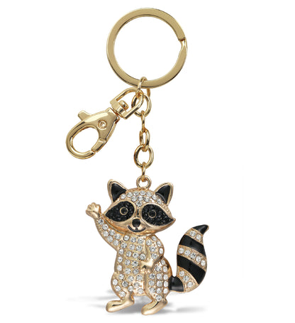 GOLD SPARKLING CHARMS - RACCOON