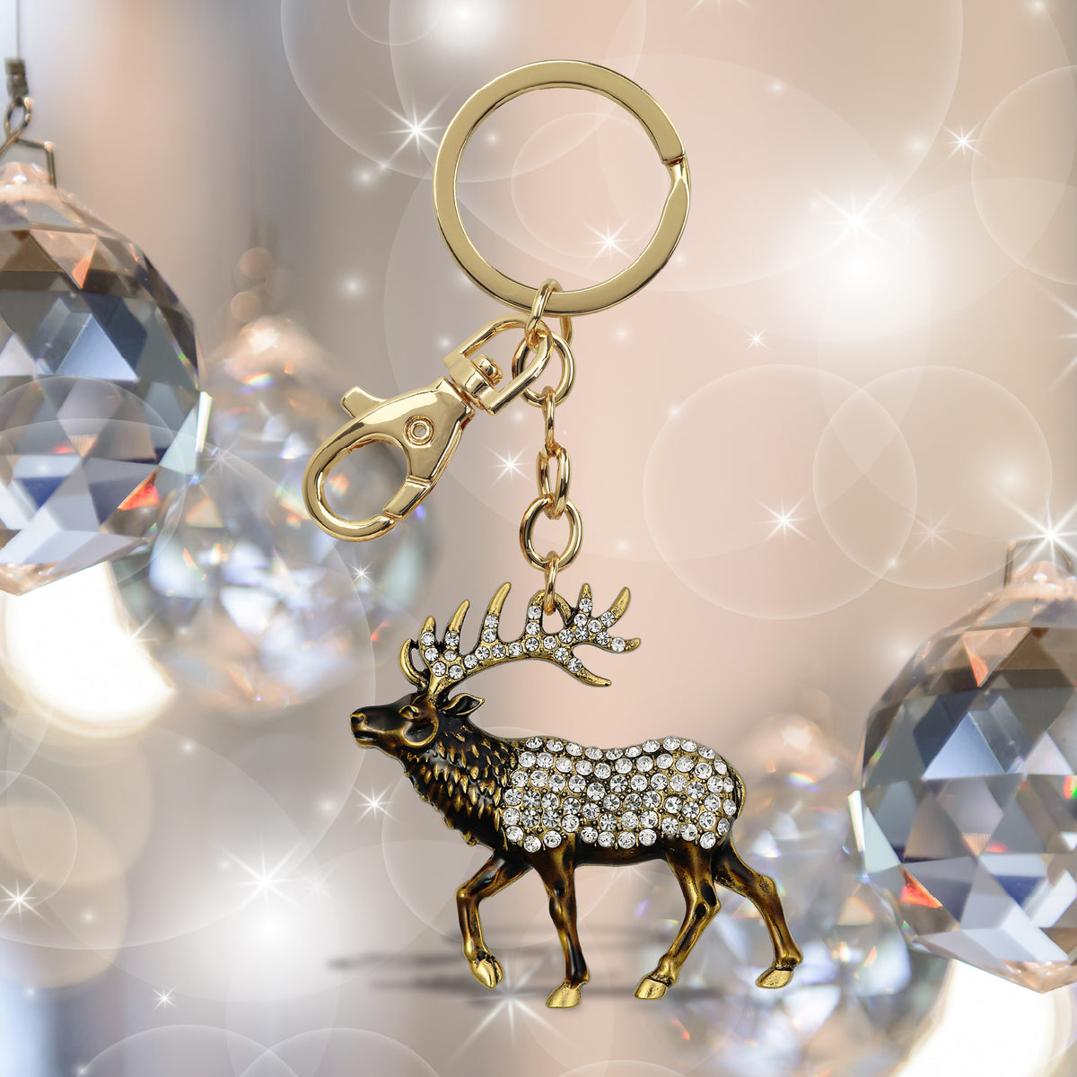 GOLD SPARKLING CHARMS - ELK