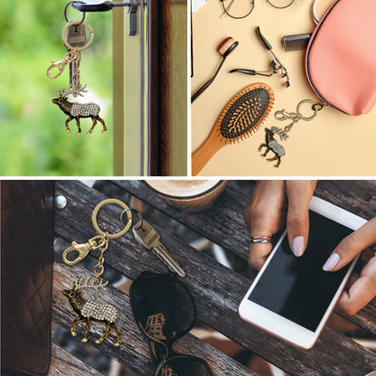 GOLD SPARKLING CHARMS - ELK