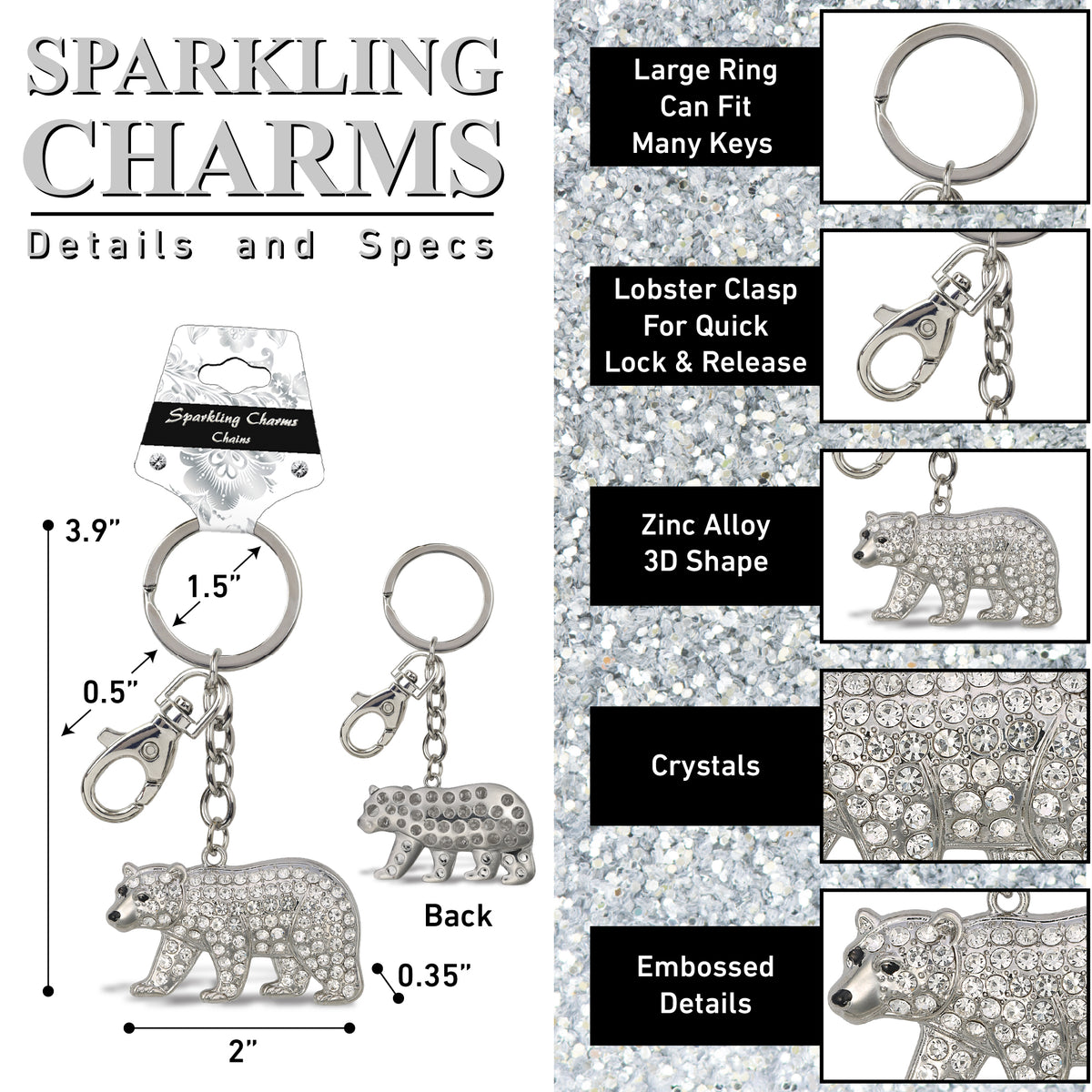 SPARKLING CHARMS - POLAR BEAR