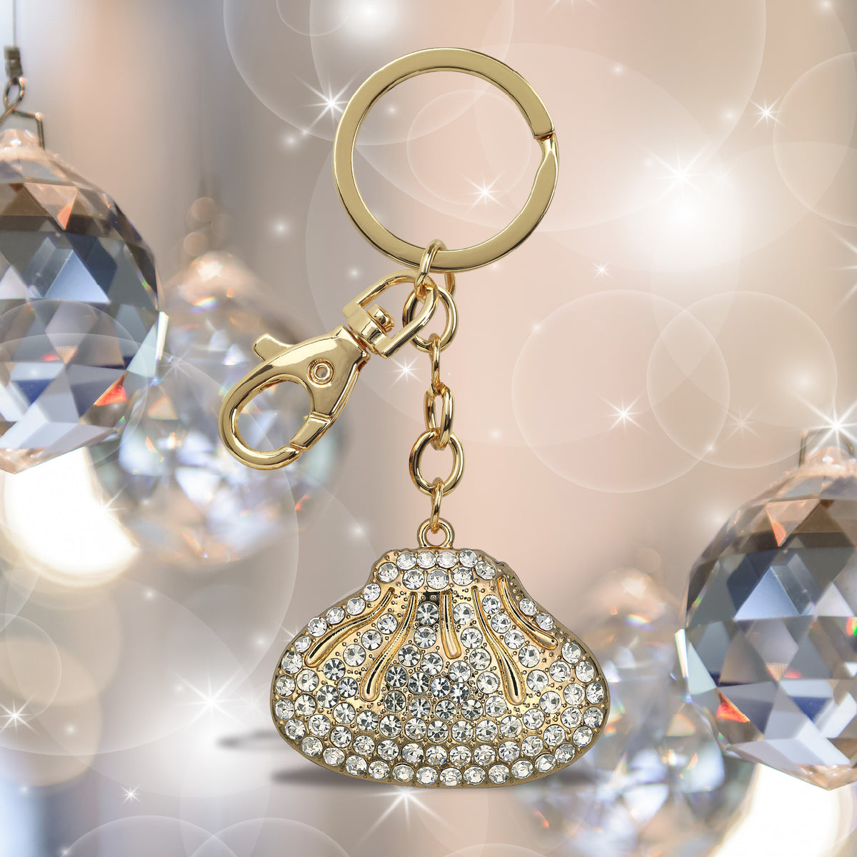 GOLD SPARKLING CHARMS - DUMPLING