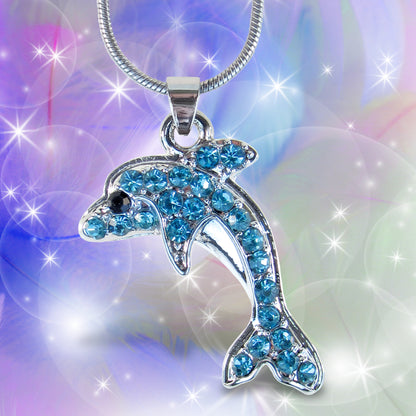 SPARKLING NECKLACE - DOLPHIN