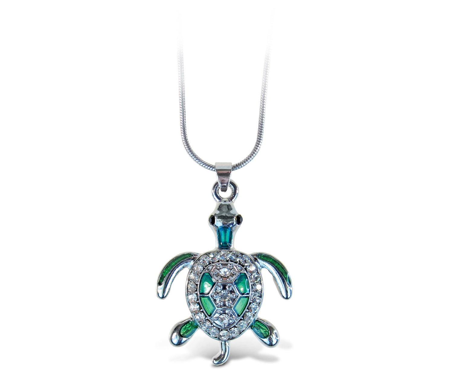 SPARKLING NECKLACE - SEA TURTLE