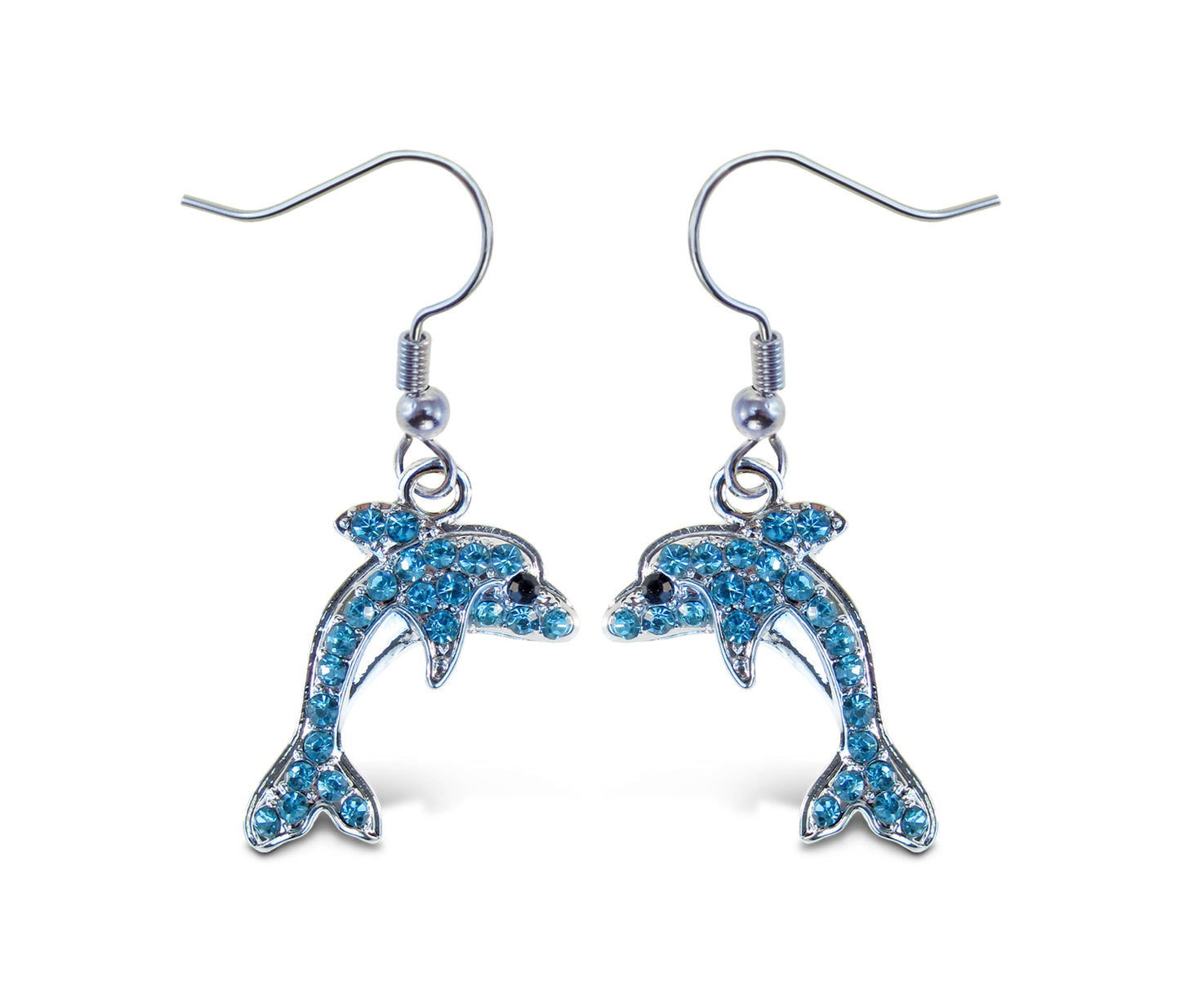 SPARKLING EARRINGS - DOLPHIN