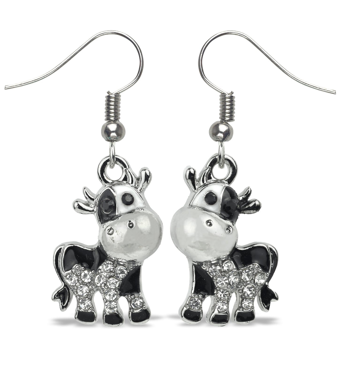 SPARKLING EARRINGS - COW
