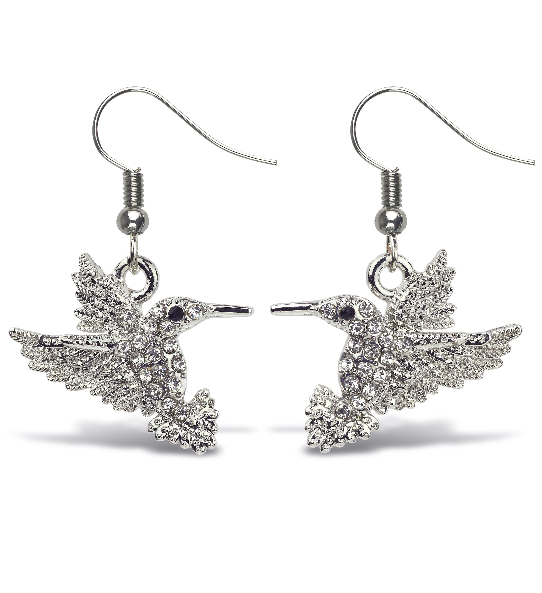 SPARKLING EARRINGS - HUMMINGBIRD