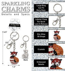 SPARKLING CHARMS - RED PANDA