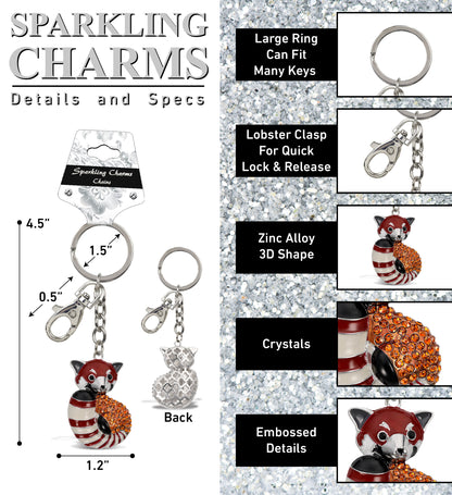 SPARKLING CHARMS - RED PANDA