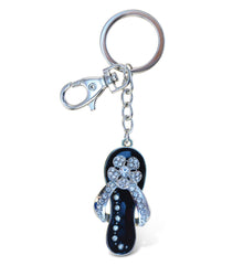 SPARKLING CHARMS - BLACK FLIP-FLOP