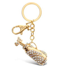 GOLD SPARKLING CHARMS - GOLF CLUBS