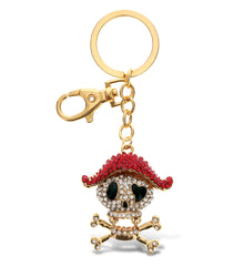 GOLD SPARKLING CHARMS - PIRATE SKULL