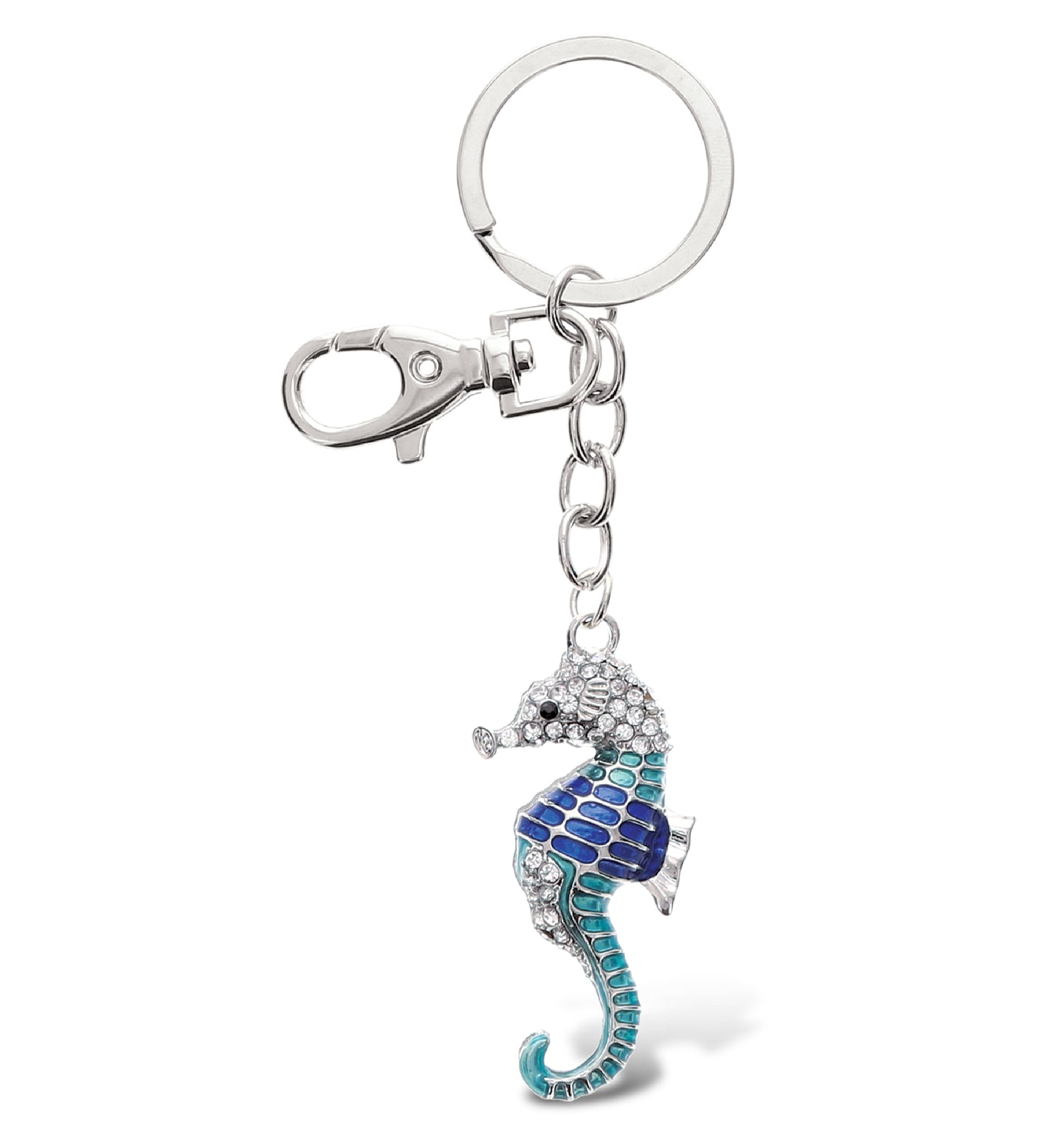 SPARKLING CHARMS - BLUE SEAHORSE
