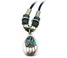 NECKLACE - WILD STYLE CHAIN 18' - NATURAL PAUA - BEAR PAW