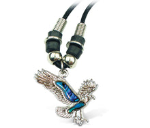 NECKLACE - WILD STYLE CHAIN 18' - BLUE PAUA - EAGLE