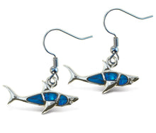 EARRINGS - DANGLE POST - FISH HOOK - SHARK