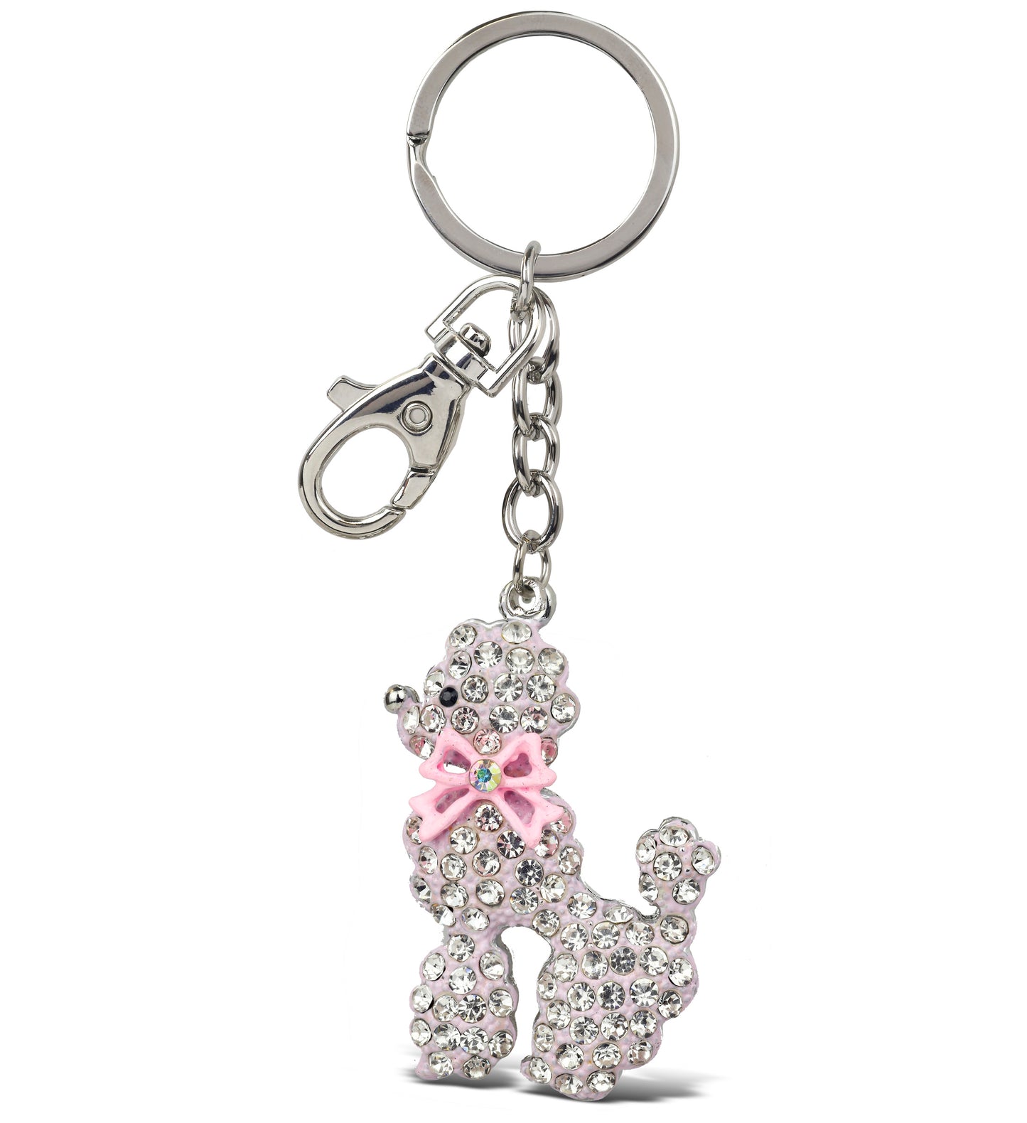SPARKLING CHARMS - FANCY PINK POODLE