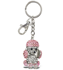 SPARKLING CHARMS - CUTE PINK POODLE DOG