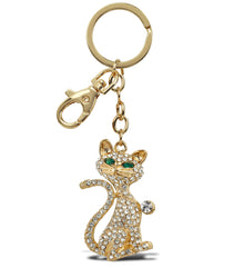 GOLD SPARKLING CHARMS - ELEGANT CAT